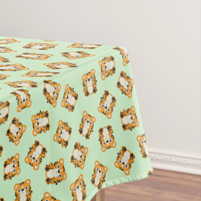 Nappe Tiger Anniversaire Vert (In Situ)