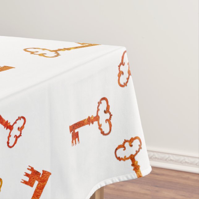 Nappe Tissu de table de clés d'or (In Situ)