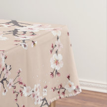 Tissu de table de fleurs de cerisier Pétale