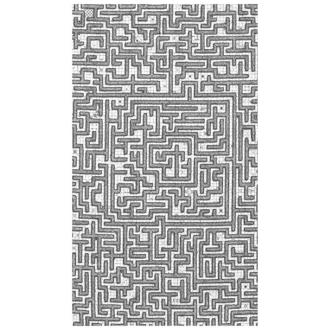 Nappe Tissu de table de Labyrinthe RPG (Devant)