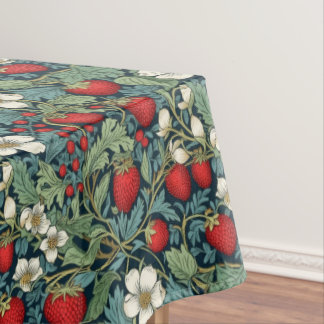 Nappe Tissu de table de patchs fraises