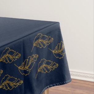 Nappe Tissu de table élégante de la feuille d'or et de l