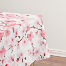 Tissu de table en fleurs de cerisier Floral