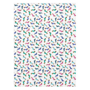 Nappe Tissu de table Pastel Color Dachshund