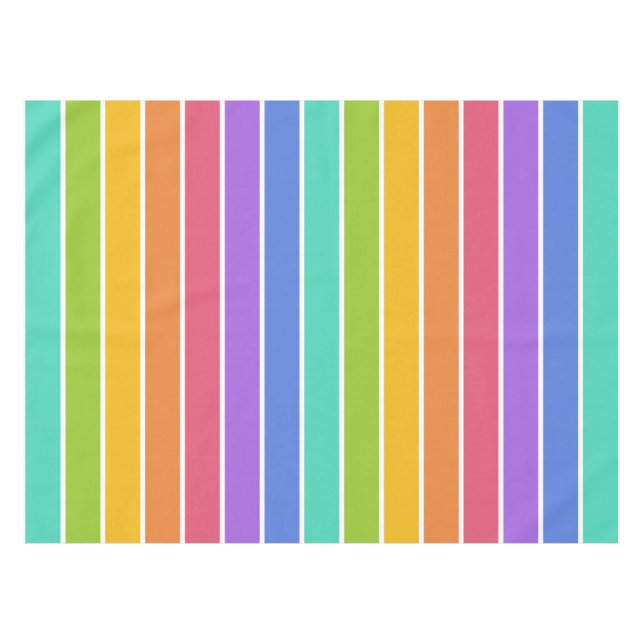 Nappe Tissu de table Rainbow Colours (Devant (Horizontal))