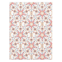 Tissu de table velkommen d'art populaire scandinav