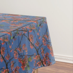 Nappe Tissu floral, bleu