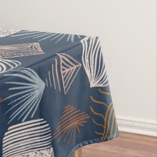 Nappe Tissu Tribal des Caraïbes : bleu marine, Boho