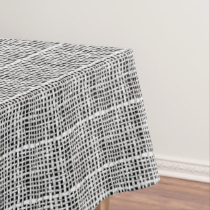 Nappe Toile de jute argentée élégante tissée rustique