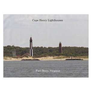 Nappe Toile de table des phares Cape Henry