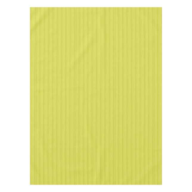 Nappe Traces verticales Chartreuse Jaune Vert (Devant)