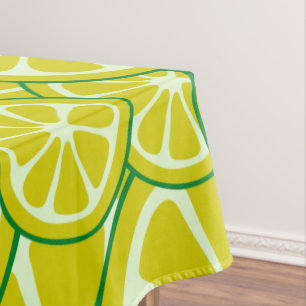 Nappe Tranche de citron fruit citrique art jaune citron