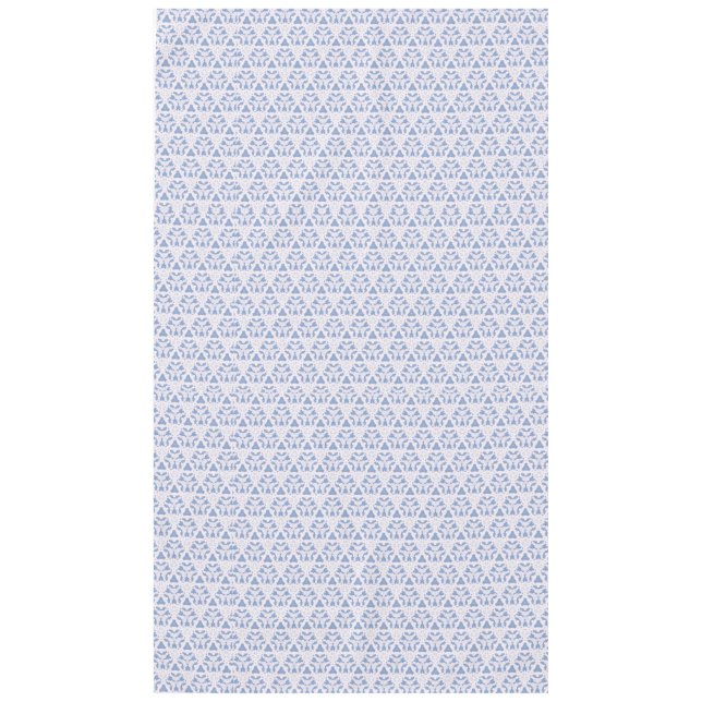 Nappe Triangles en dentelle bleu blanc (Devant)