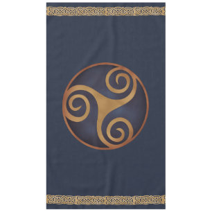Nappe Triskelion celtique (bleu) personnalisé