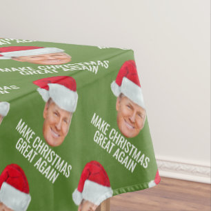 Nappe Trump avec Santa Hat - Rendre Noël magnifique