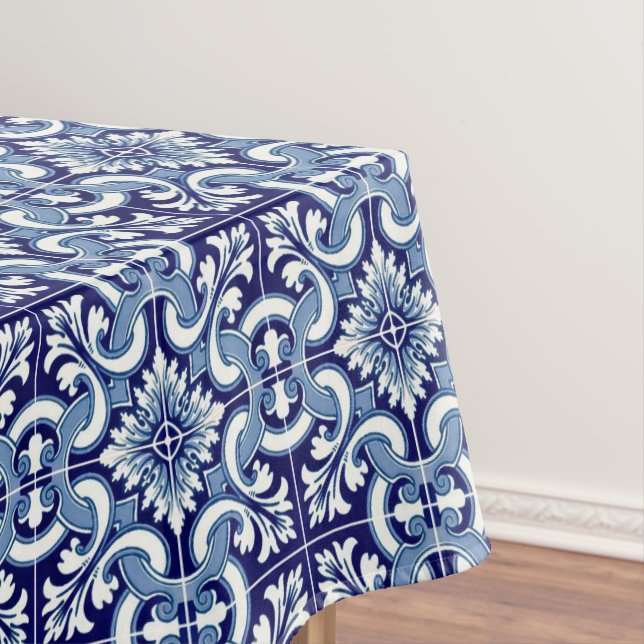 Nappe Tuile bleue portugaise (In Situ)