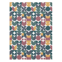 Tulip Scandinave moderne Motif géométrique