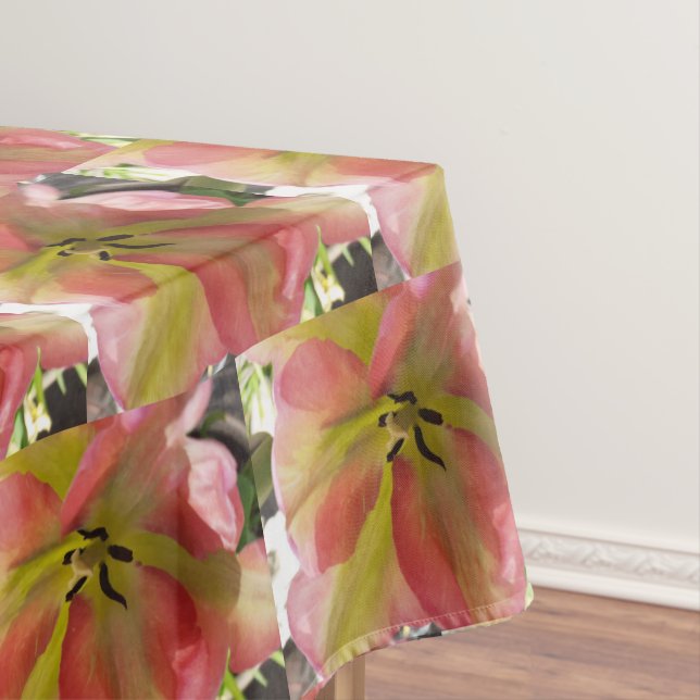 Nappe Tulipe rose et jaune (In Situ)