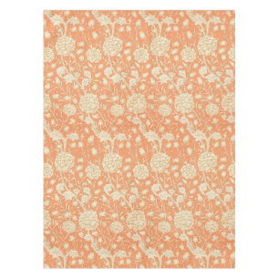 Nappe Tulipe sauvage de William Morris, motif floral vin