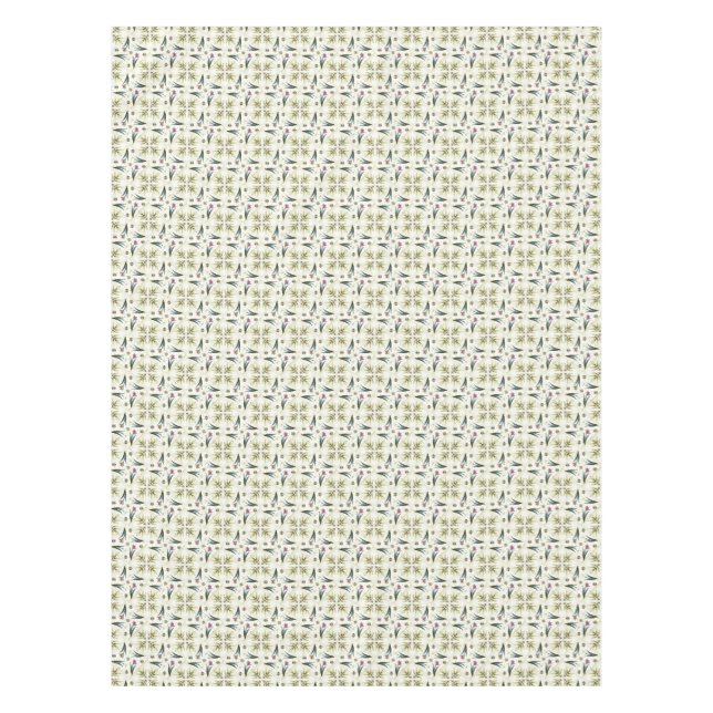 Nappe Tulipes Delft Polychromes (Devant)
