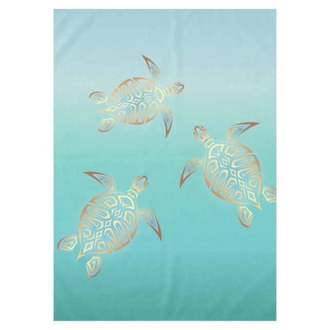 Nappe Turquoise d'or (Devant)
