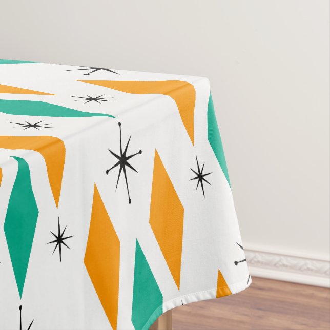 Nappe Turquoise moderne d'orange de diamants d'ère de la (In Situ)