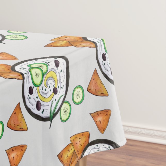 Nappe Tzatziki Grec Meze Dip Nourriture Méditerranéenne  (In Situ)