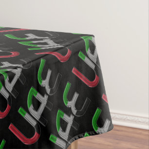 Nappe UAE United Arab Emirat Flag Colors Typografy