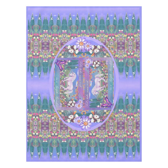 Nappe Un paradis mauve (Devant)