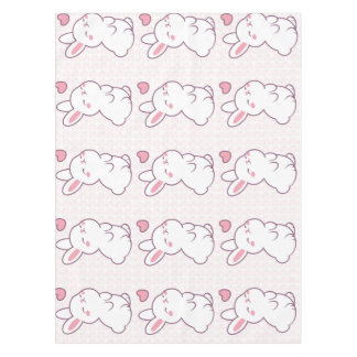 Nappe Un petit lapin fait de sentiments