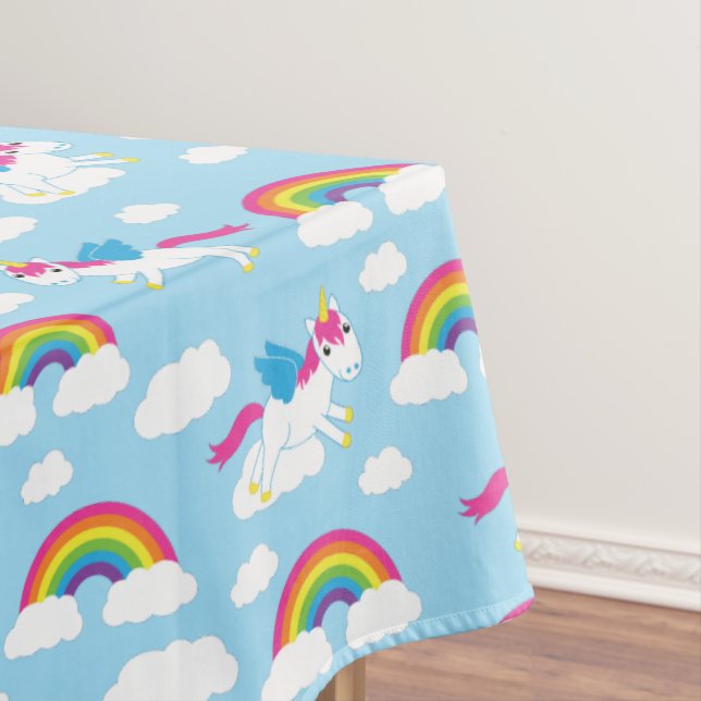 Nappe Unicorns & Rainbows Mignonne 1er anniversaire Thèm (In Situ)