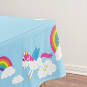 Nappe Unicorns & Rainbows Mignonne 1er anniversaire Thèm