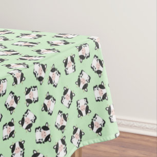 Nappe Vache fête d'anniversaire Green