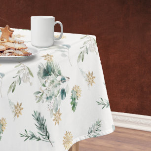 Nappe Végétation d'hiver Flécules de neige d'or Élégant 
