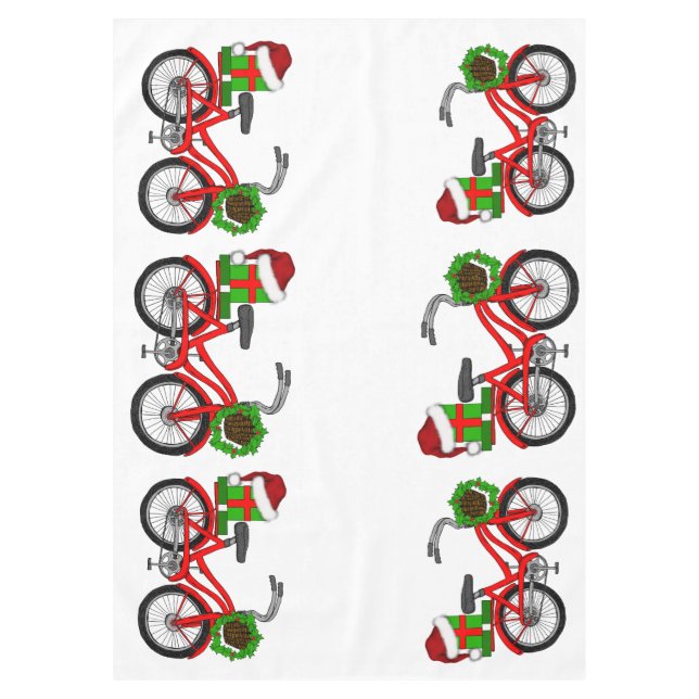 Nappe Vélo de Noël (Devant)