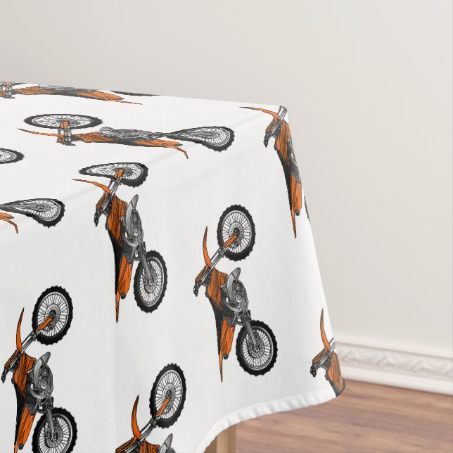 Nappe Vélo droit hors route moto / motocross dessin anim (In Situ)