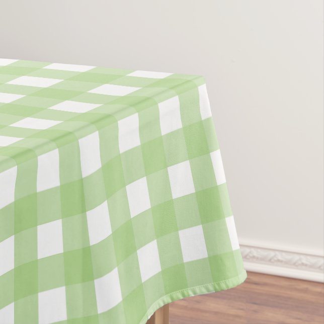 Nappe Vert clair Pastel En vichy Check Motif (In Situ)