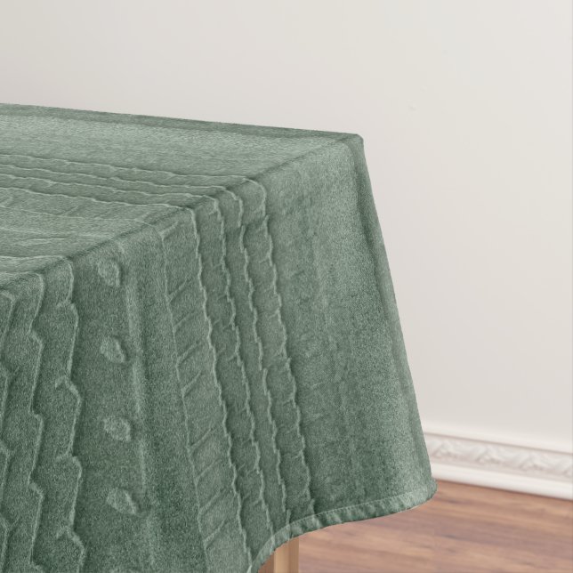 Nappe Vert de trace de pneu de voiture de plage (In Situ)