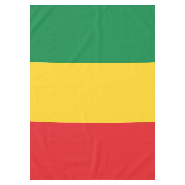 Nappe Vert, or (jaune) et drapeau de couleurs rouges (Devant)