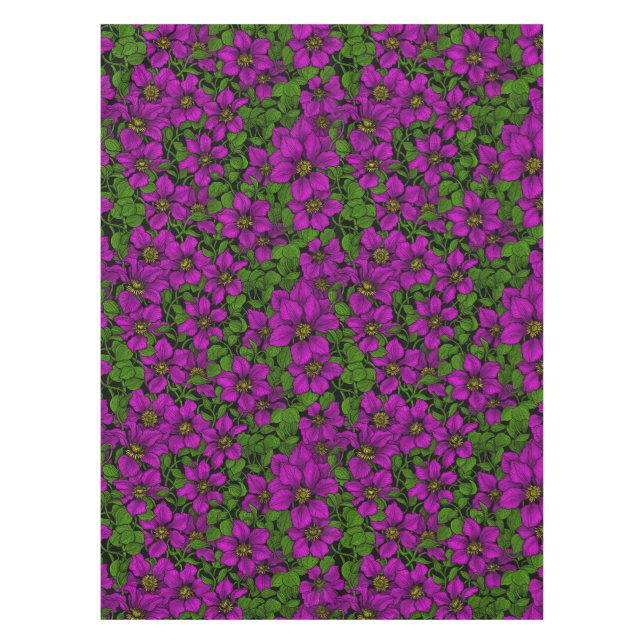 Nappe Vigne Clematis rose (Devant)