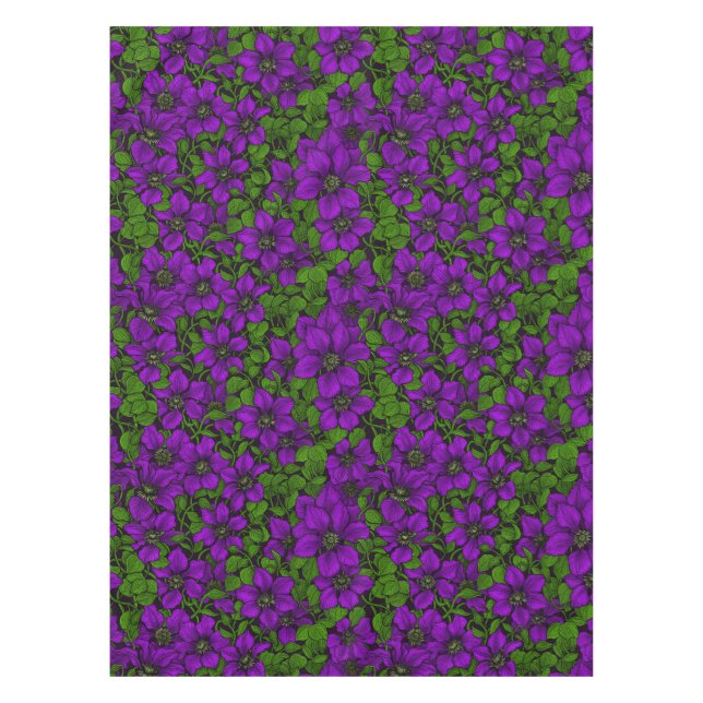 Nappe Vigne de Clematis pourpre (Devant)