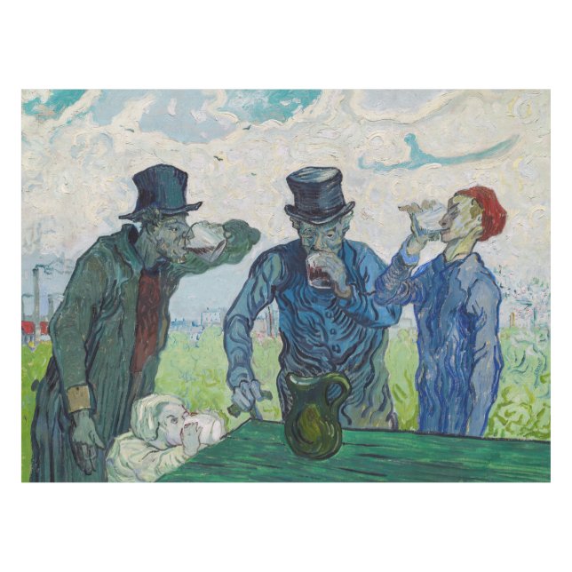 Nappe Vincent van Gogh - Les buveurs, après Daumier (Devant (Horizontal))