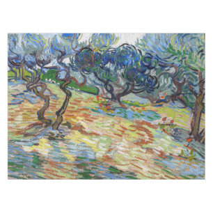 Nappe Vincent van Gogh - Oliviers : Ciel bleu vif