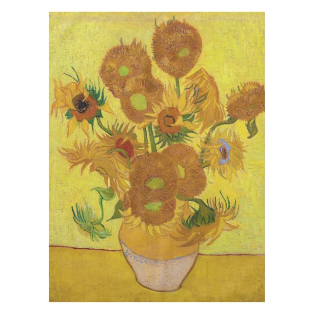 Nappe Vincent van Gogh - Vase avec quinze tournesols (Devant)