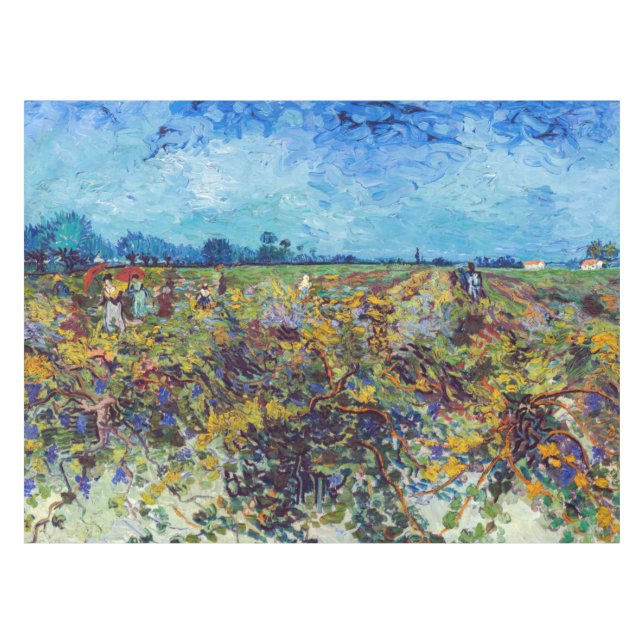 Nappe Vincent van Gogh - Vignoble vert (Devant (Horizontal))