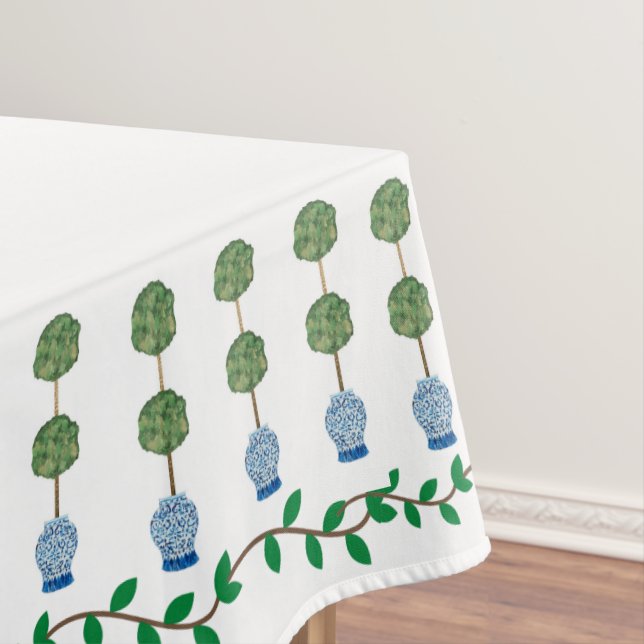 Nappe Vine Topiaire de Jar Ginger Bleu (In Situ)