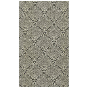 Nappe vintage, Art nouveau, beige, gris, art déco, franç