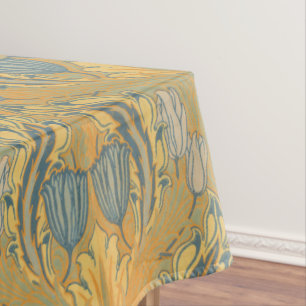 Nappe Vintage Art Nouveau Walter Crane Tulip motif