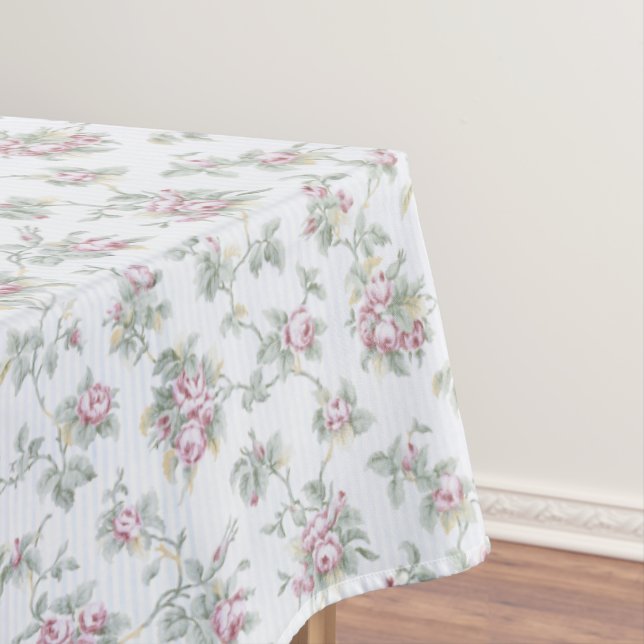 Nappe Vintage chic Rose et raypes (In Situ)