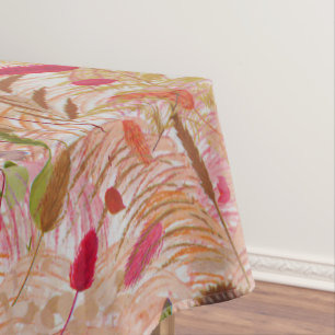 Nappe Vintage été Boho Fleur sauvage Pampas Grandes
